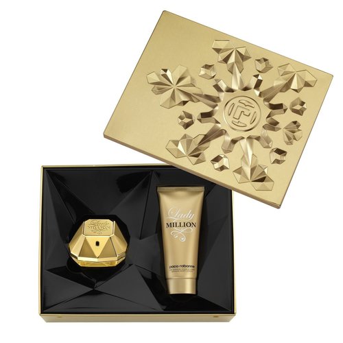 Paco Rabanne Lady Million Gift set EDP 50 ml and body lotion Lady Million 75 ml - Glamur