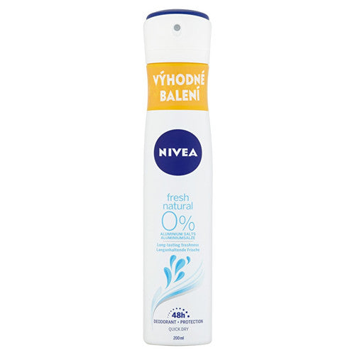 Nivea Fresh Natura l 200 ml dezodorantas purškiklis