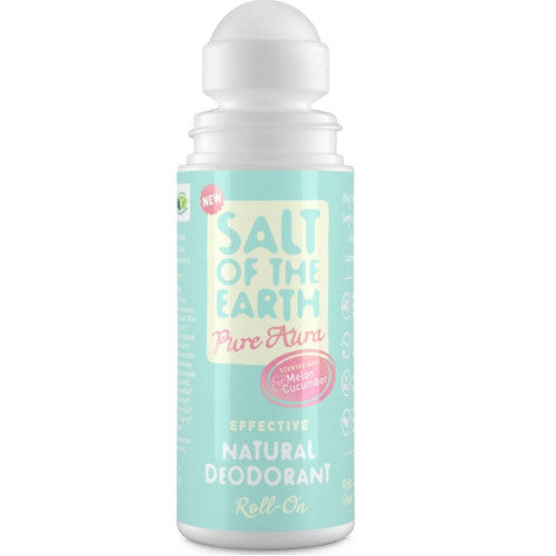 Salt-Of-The-Earth Natūralus rutulinis dezodorantas su arbūzu ir agurku Pure Aura (Natura l Dezodorantas) 75 ml