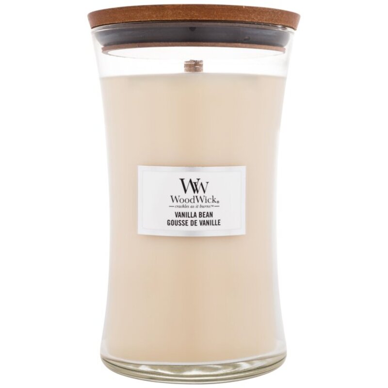 WoodWick Vanilės pupelių vaza (vanilės ankštis) - kvapni žvakė