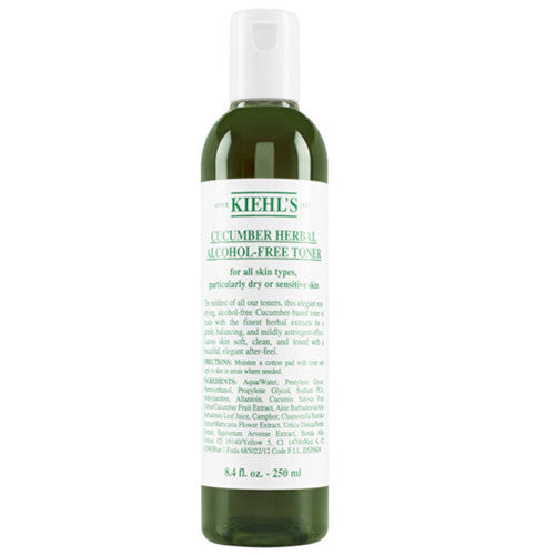 Kiehls Cucumber Herbal Alcohol-Free Toner – odos tonikas be alkoholio