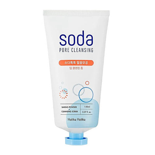 Holika Holika Soda Pore Cleansing Cleansing Scrub (riebiai ir mišriai odai) - Valomos putos su šveitimo efektu