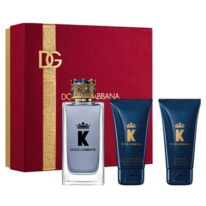 Dolce Gabbana K by Dolce Gabbana Gift set EDT 100 ml, After Shave Balsam 50 ml and shower gel 50 ml