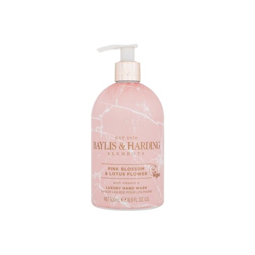 „Baylis & Harding Elements Pink Blossom & Lotus Flower“ (rožinės gėlės ir lotosas) – maitinamasis skystas rankų muilas