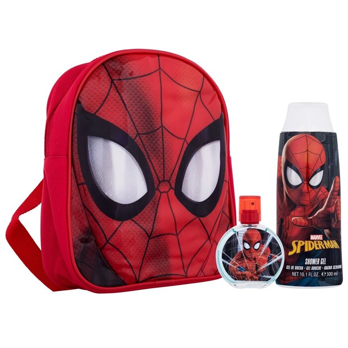 FRAGRANCES FOR CHILDREN Spiderman dovanų rinkinys EDT 50 ml, dušo gelis 300 ml ir Kuprinė