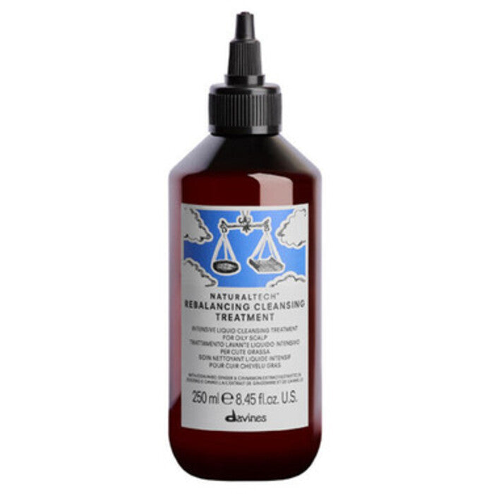 Davines Natural Tech Rebalancing Cleansing Treatment – plaukų priežiūros priemonė riebiems plaukams