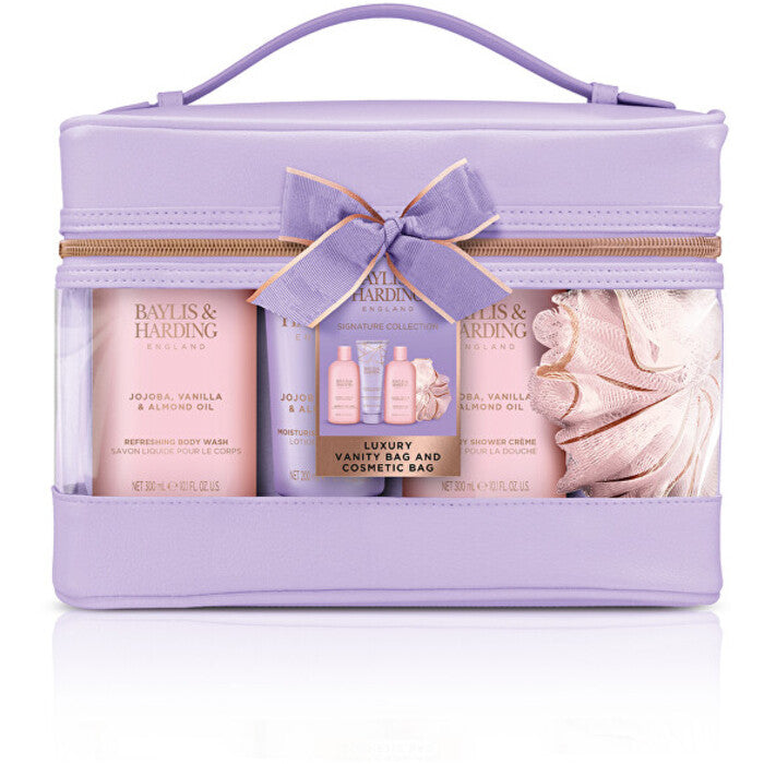 "Baylis & Harding" prabangus kosmetikos krepšys ir kosmetikos krepšys (jojoba ir vanilė)