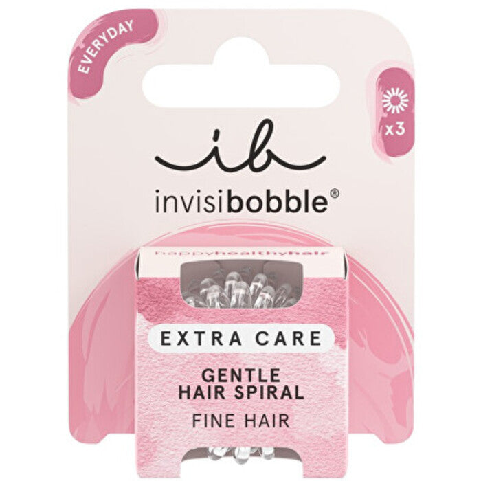 Invisibobble Extra Care Crystal Clear 3 vnt