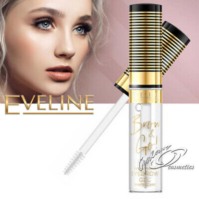„Eveline Cosmetics Brow & Go!“ antakių tušas – antakių formavimo gelis 6 ml