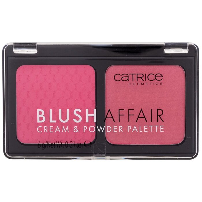 „Catrice Blush Affair“ kreminės ir pudros paletė – kreminės ir pudrinės spalvos skaistalai, 6 g