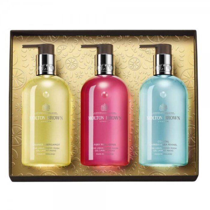 Molton Brown Floral ir Aromatic Hir Care Collection dovanų rinkinys – dovanų rinkinys skystų muilų