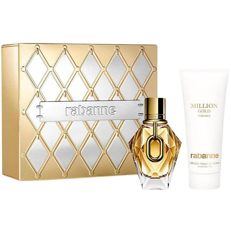 Paco Rabanne Million Gold for Her dovanų rinkinys EDP 50 ml ir kūno losjonas 100 ml