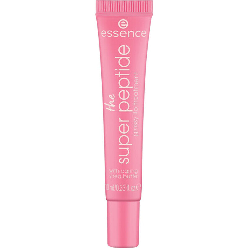 „Essence Super Peptide Glossy Lip Treatment“ lūpų blizgi priemonė – lūpų priežiūra 10 ml - Glamur