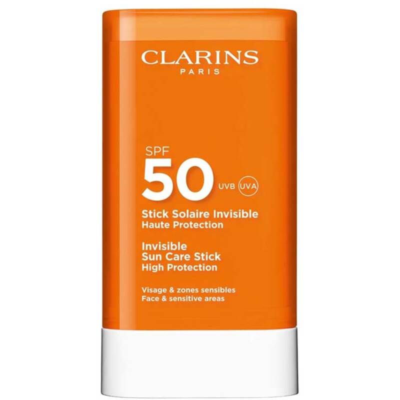 „Clarins Invisible Sun Care Stick SPF 50“ – apsauginis nuo saulės pieštukas jautrioms veido sritims