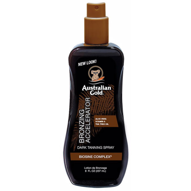 Australian Gold Dark Tanning Spray Bronzing Accelerator – Bronzizuojantis purškalas, pagreitinantis įdegį