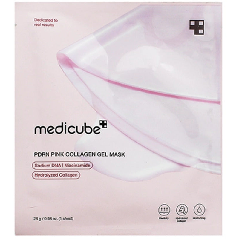 Medicube PDRN Pink Collagen Gel Mask – hidrogelinė kolageno kaukė