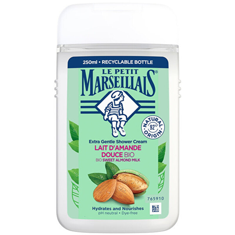 Le Petit Marseillais BIO saldžiųjų migdolų pieno dušo kremas - kreminė dušo želė