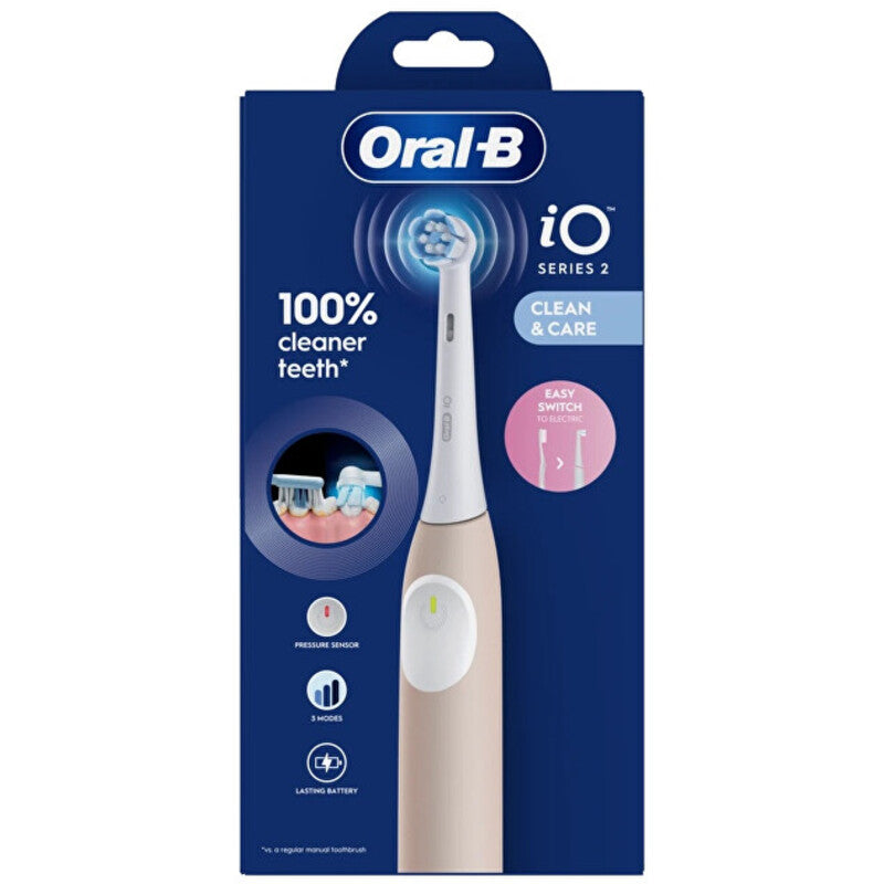 Oral B iO Series 2 Calm Pink - elektrinis dantų šepetėlis