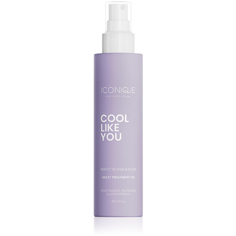 ICONIQUE Professional „Cool Like You Violet“ procedūra – nenuplaunama priemonė vėsiems ir ryškiai šviesiems plaukams