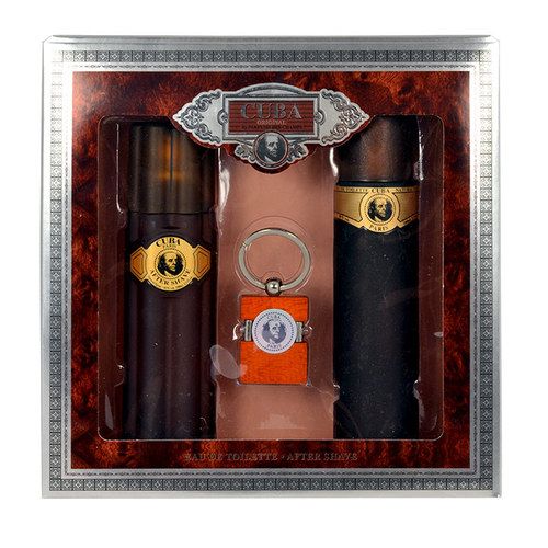 Cuba Gold dovanų rinkinys EDT 100 ml After Shave Cuba Gold 100 ml ir Pakabukas