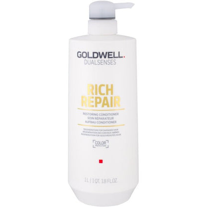 „Goldwell Dualsenses Rich Repair“ kondicionierius nuo lūžinėjimo