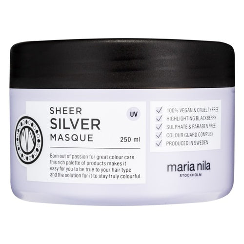 Maria Nila maitinamoji kaukė šviesiems plaukams „Sheer Silver“ (kaukė) 250 ml