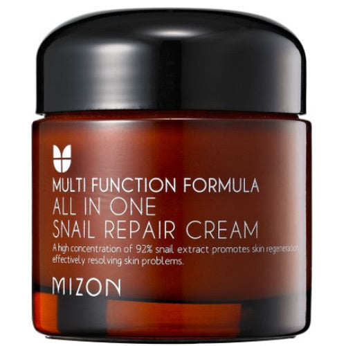 Mizon All In One Snail Repair Cream - regeneruojamasis odos kremas su sraigių sekreto filtratu (92%).