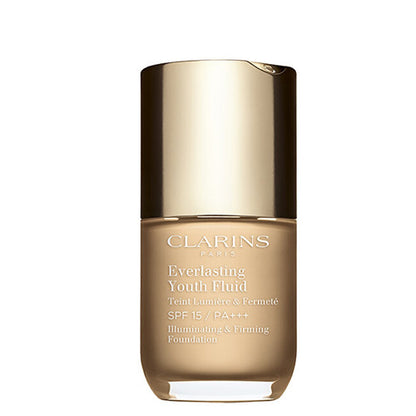 Clarins „Everlasting Youth Fluid“ skaistinamasis ir stangrinamasis makiažo pagrindas – skystas makiažas, 30 ml
