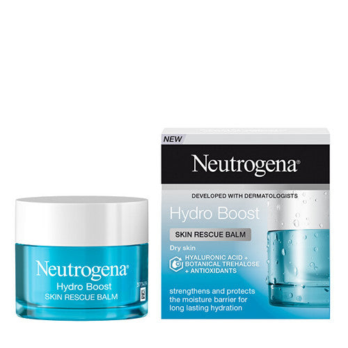 „Neutrogena Hydro Boost Skin Rescue Balm“ – koncentruotas veido balzamas