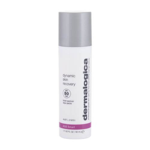 „Dermalogica Age Smart Dynamic Skin Recovery“ kremas su SPF50 – raminamasis ir drėkinamasis odos kremas.