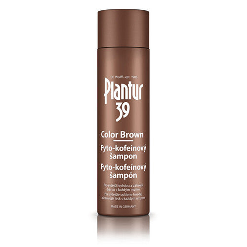 Plantur 39 Spalvotiems rudiems plaukams skirtas šampūnas – fitokofeino šampūnas rudiems plaukams