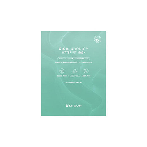 Mizon Cicaluronic Water Fit Mask - Drėkinanti veido kaukė su hialurono rūgštimi