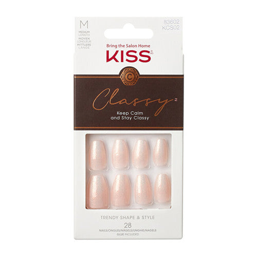 Kiss My Face Classy Nails Cozy Meets Cute Nails ( 28 vnt )
