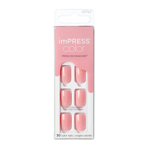 Kiss My Face ImPRESS Color Pretty Pink Nails 30 vnt