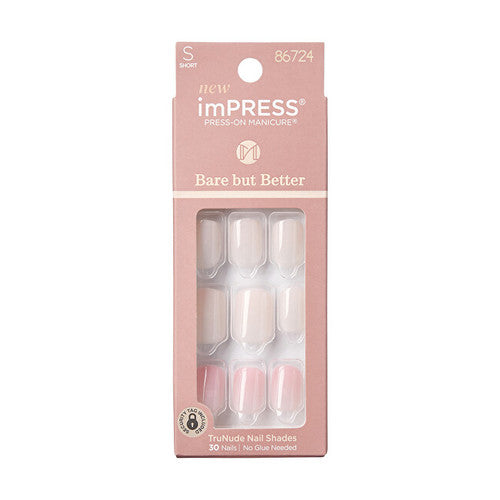 Kiss My Face imPRESS BBB Nails Effortless Finish 30 vnt