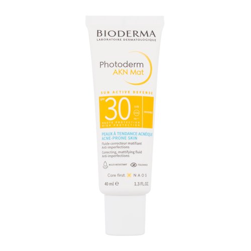 Bioderma Photoderm AKN matinį suteikiantis fluidas SPF30 kremas