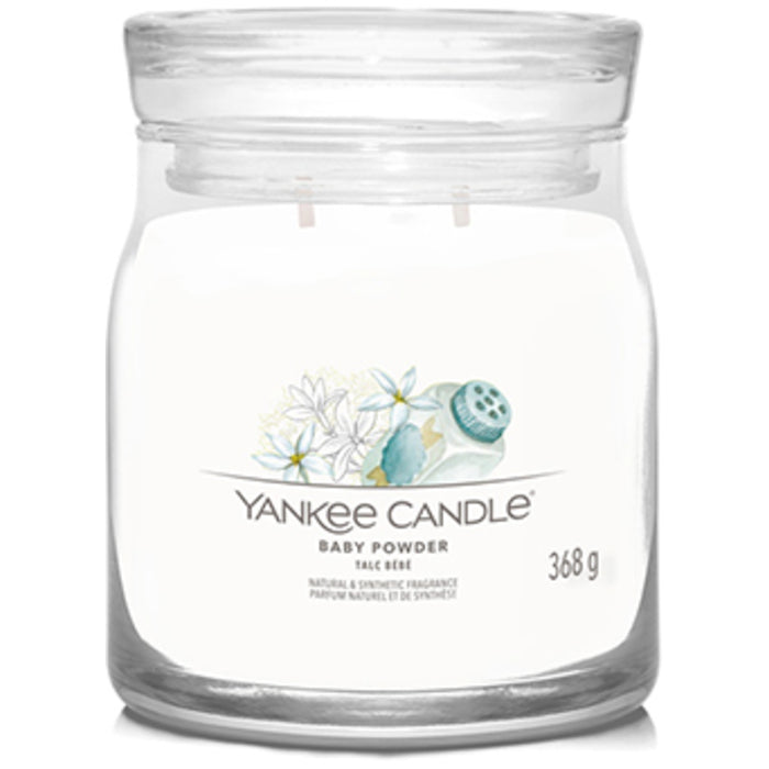 Yankee Candle Kūdikių pudros žvakė „Firminė“ (kūdikių pudra)