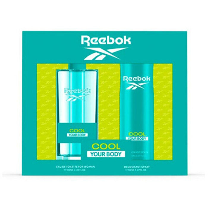 Reebok Cool Your Body For Women dovanų rinkinys EDT 100 ml ir dezodorantas 150 ml