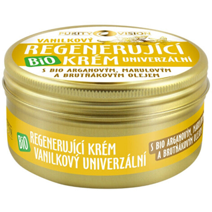 Purity Vision Bio Vanilla universalus regeneruojantis kremas