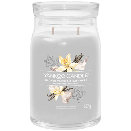 „Yankee Cirle“ rūkytos vanilės ir kašmyro firminė žvakė (rūkyta vanilė ir kašmyras)