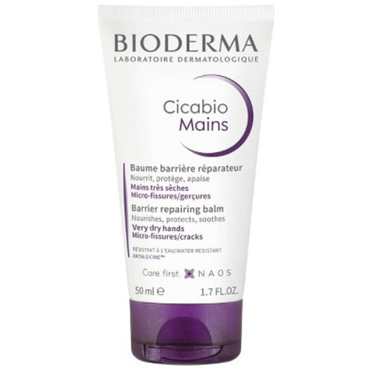 Bioderma Cicabio Mains atkuriamasis pažeistų rankų balzamas