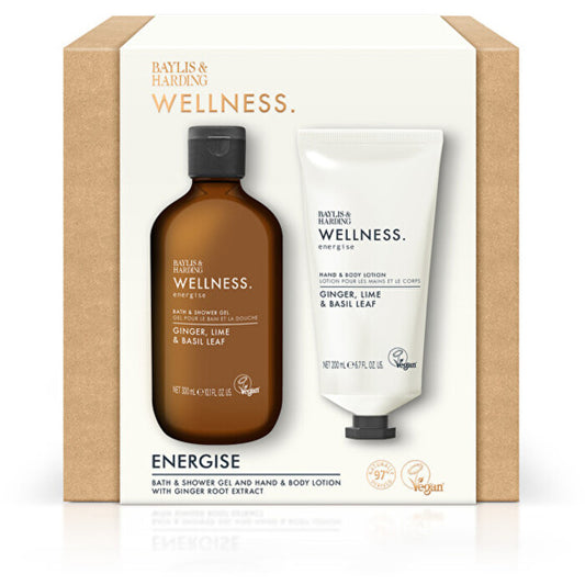 „Baylis & Harding Wellness Energise“ dovanų rinkinys (imbieras, citrina ir bazilikas)