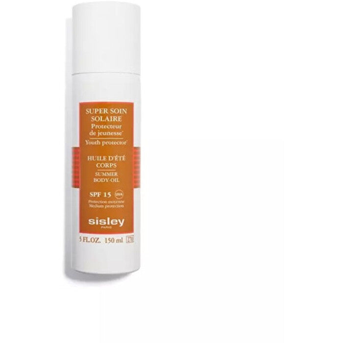Sisley Super Soin Solaire Summer Body Oil SPF 15 – apsauginis kūno aliejus nuo saulės