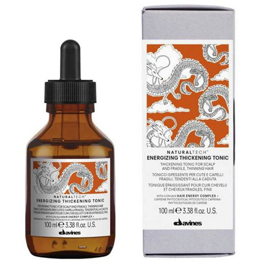 Davines Natural Tech Energizing Thickening Tonic – Tonikas silpniems, linkusiems slinkti plaukams