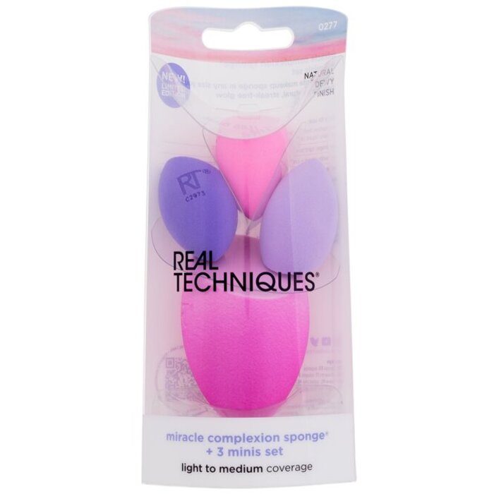 „Real Techniques Miracle Complexion“ kempinėlė + 3 mini rinkinys