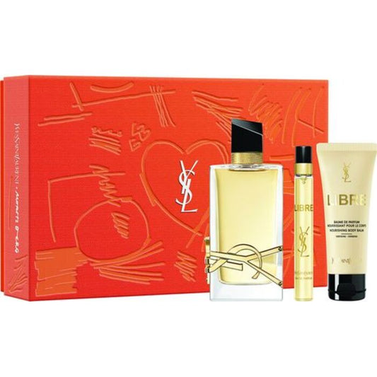 Yves Saint Laurent Libre dovanų rinkinys EDP 90 ml, kūno losjonas 50 ml ir mini EDP 10 ml