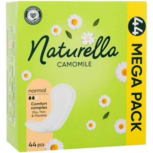 Naturella „Camomile Normal“ – intymūs įklotai su švelniu ramunėlių kvapu