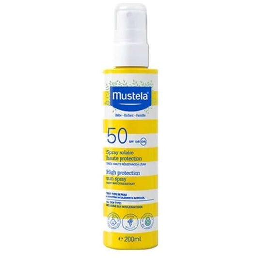Mustela Bébé High Protection Spray nuo saulės SPF50