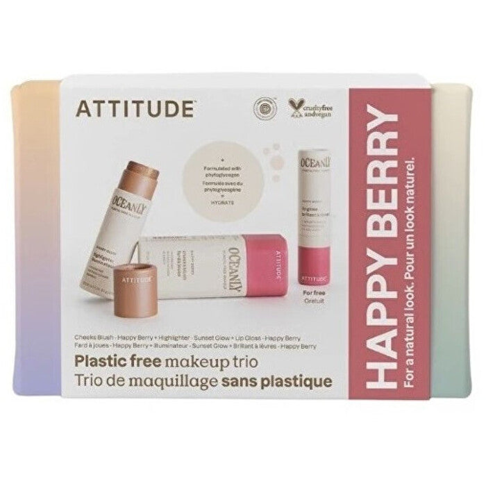 Attitude „Oceanly Happy Berry Set“ – dekoratyvinės kosmetikos dovanų rinkinys