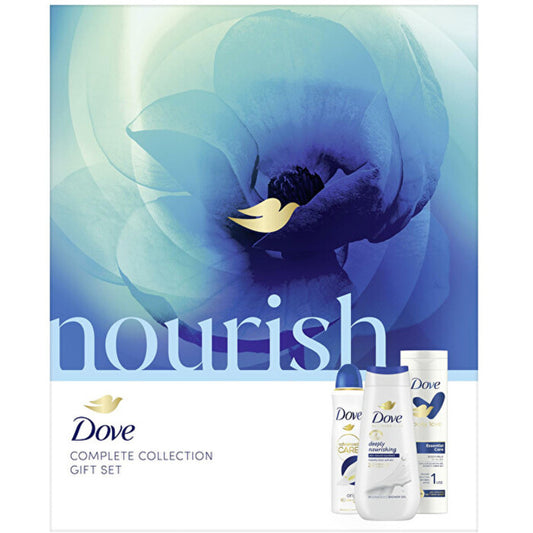 Dove Nourish Complete Collection dovanų rinkinys – kūno priežiūros dovanų rinkinys